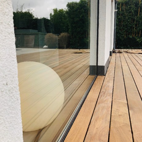 Réalisation d'une terrasse en design IPE de bois exotique