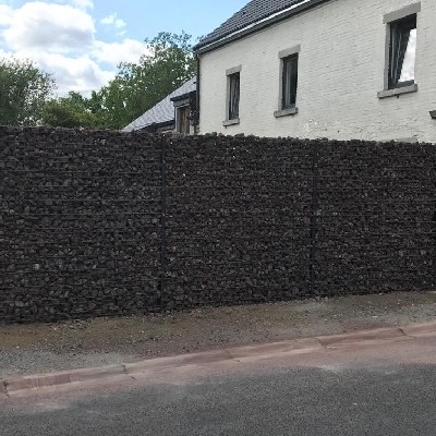 Aménagement de gabions à Wépion